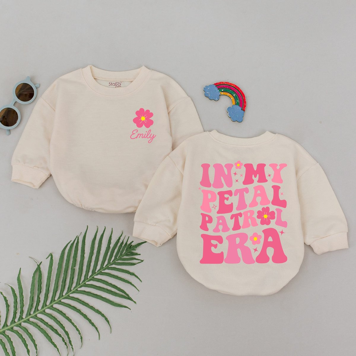 In My Petal Patrol Era Romper Baby Flower Girl Bridal Party Shirt Bridesmaid Gift Baby Shower Gifts