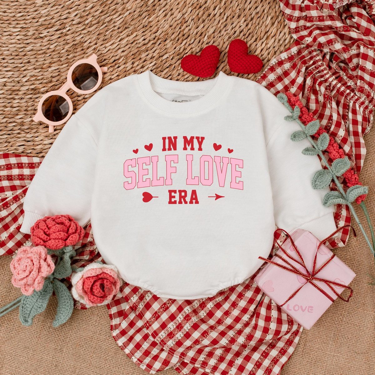In My Self Love Era Baby Romper Baby Valentine Bodysuit Valentine Shirt For Newborn 1st Valentines D 184