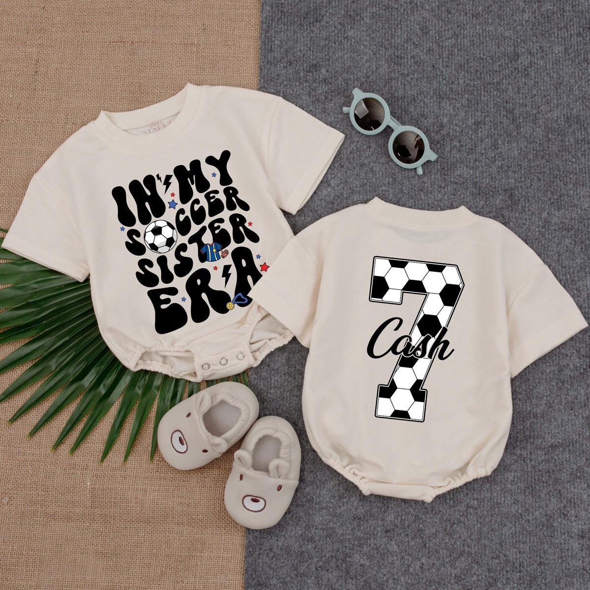 In My Soccer Sister Era Bubble T shirt Romper Game Day Shirt Gameday Outfit Soccer Lover Clothes Soc 190