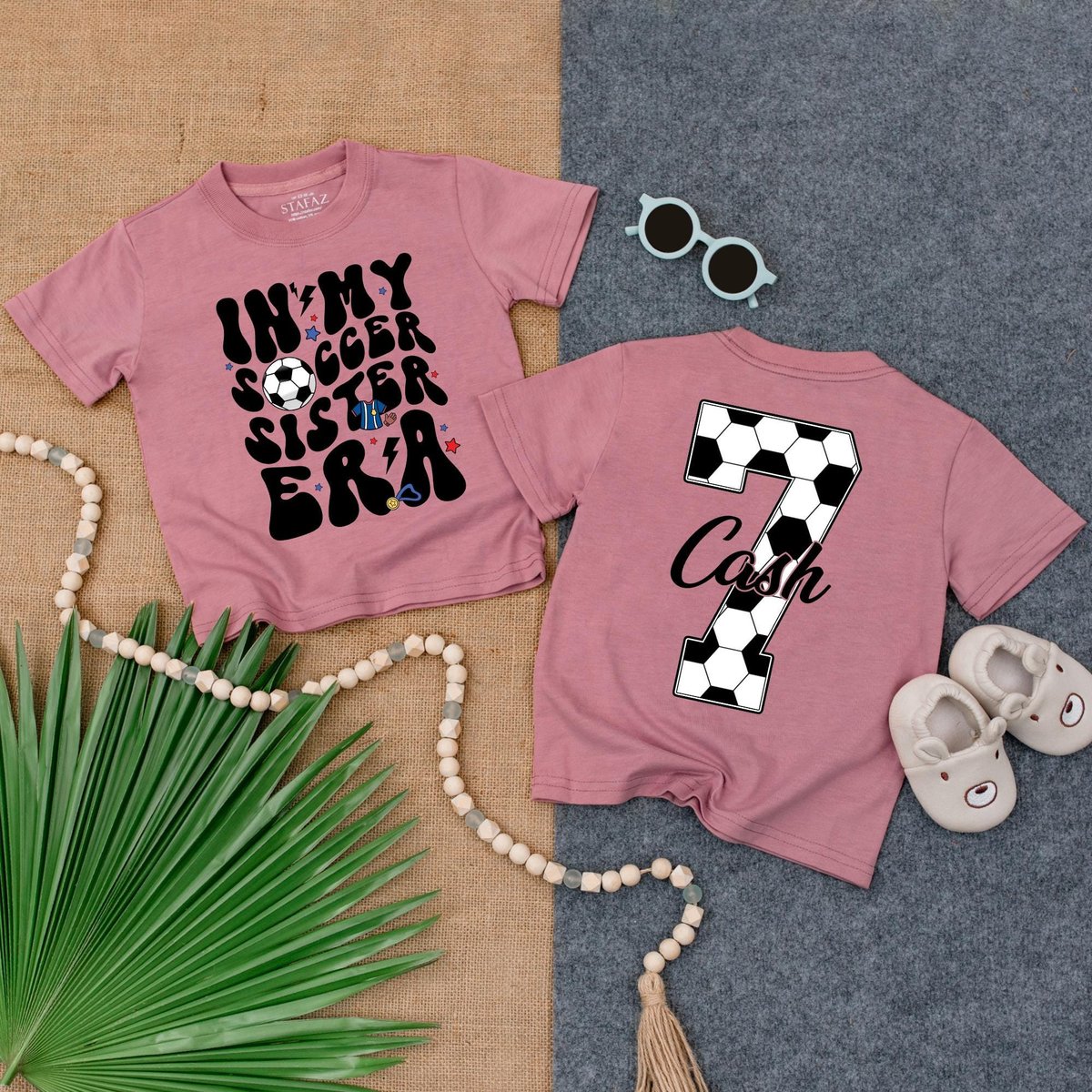 In my Soccer Sister Era Toddler Shirt Game Day Baby Clothes Gameday Outfit Kid Clothes Custom Toddle 186