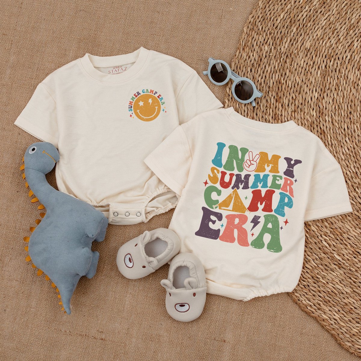 In My Summer Camp Era Newborn Outfit Camping Family Shirt Camping Crew Camp Lover Baby Romper Newbor
