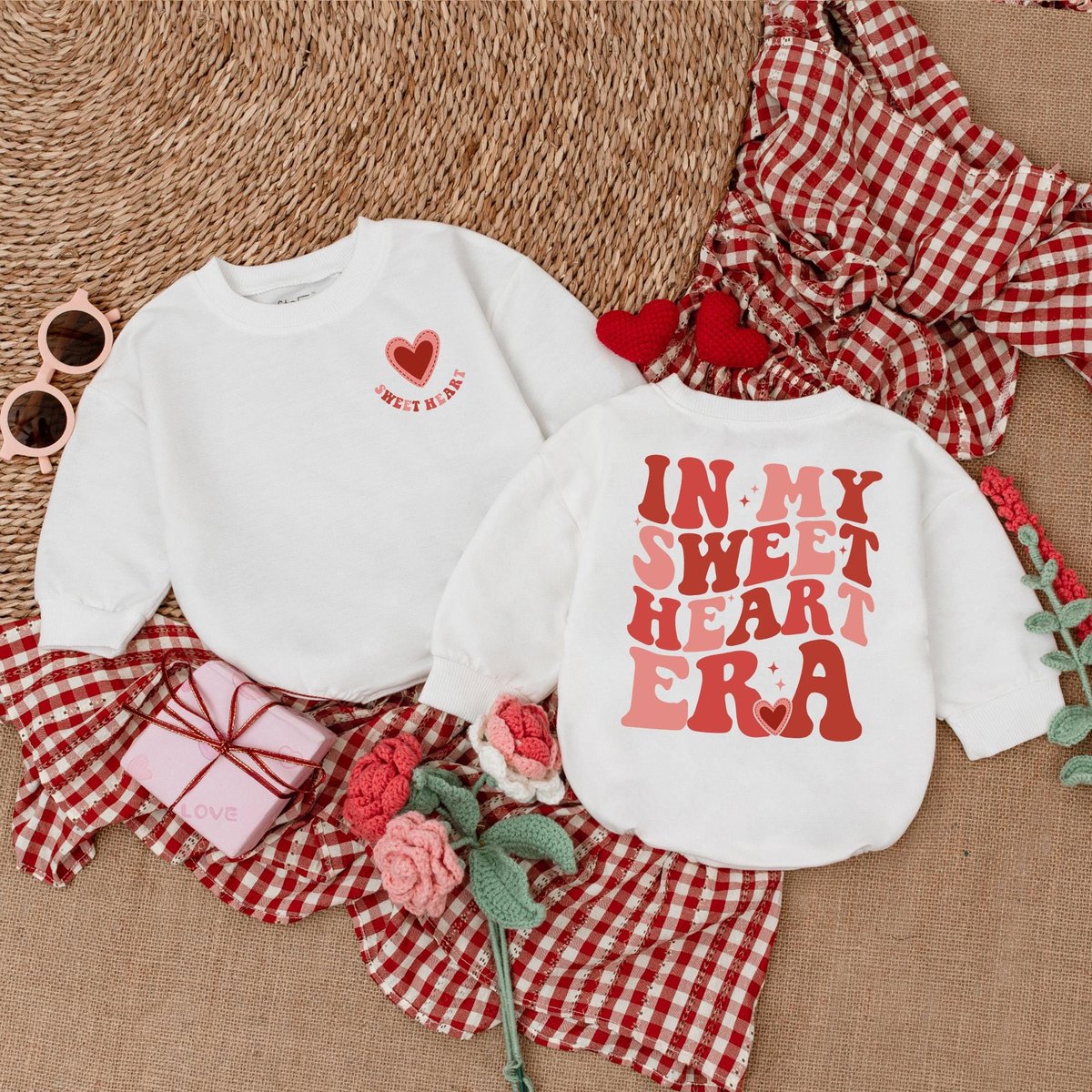 In My Sweet Heart Era Baby Romper Baby Valentine Bodysuit Valentine Shirt For Newborn 1st Valentines 184