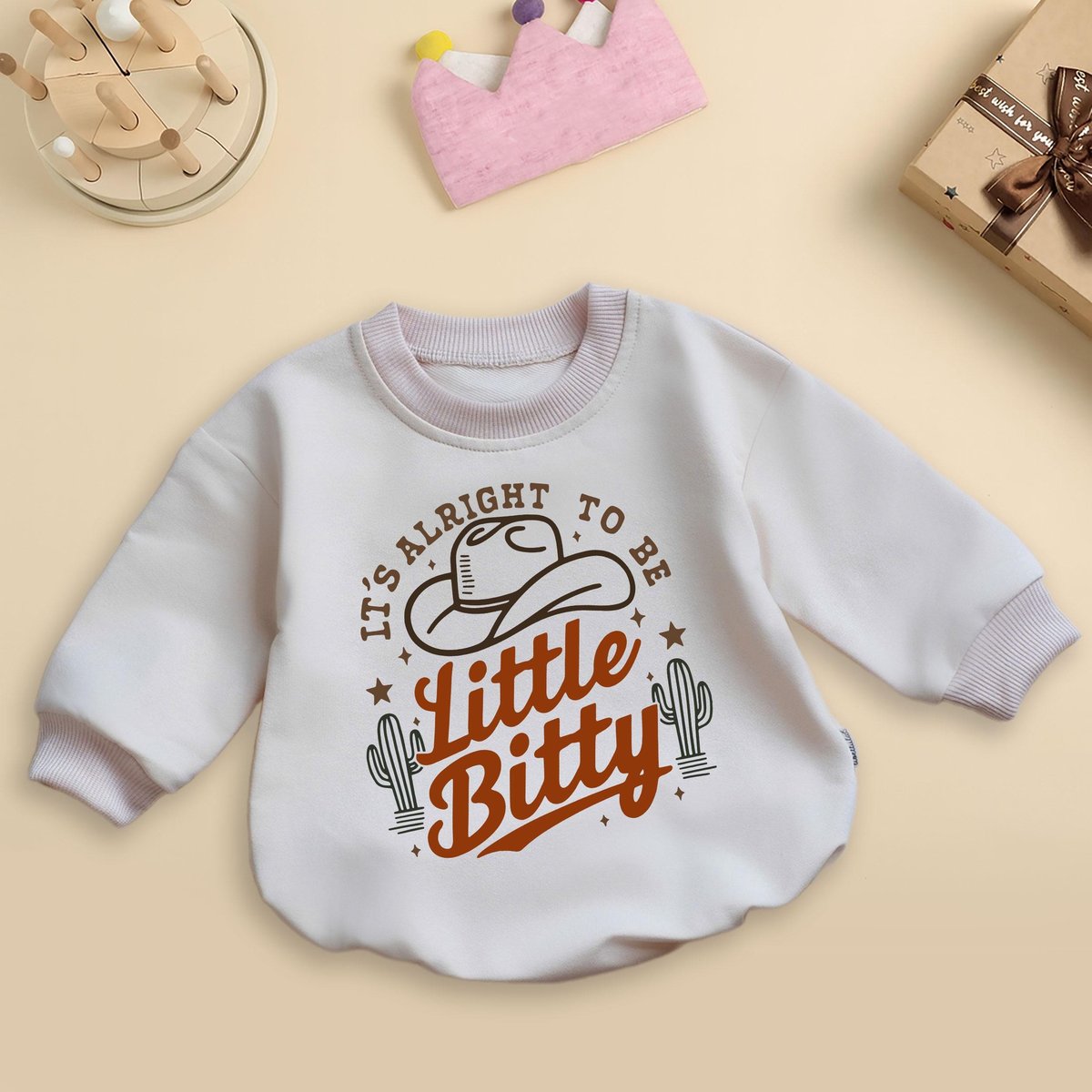 It's Alright To Be Little Bitty Baby Romper Western 1st Birthday Outfit Country Cowboy Theme Baby S 435