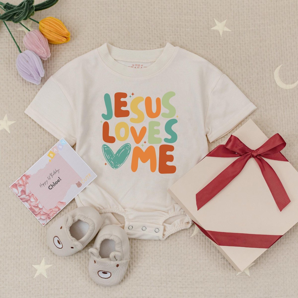 Jesus Loves Me Christian Kids Clothing Christian Babysuit New Baby Christian Outfit Gift For Baby Ch
