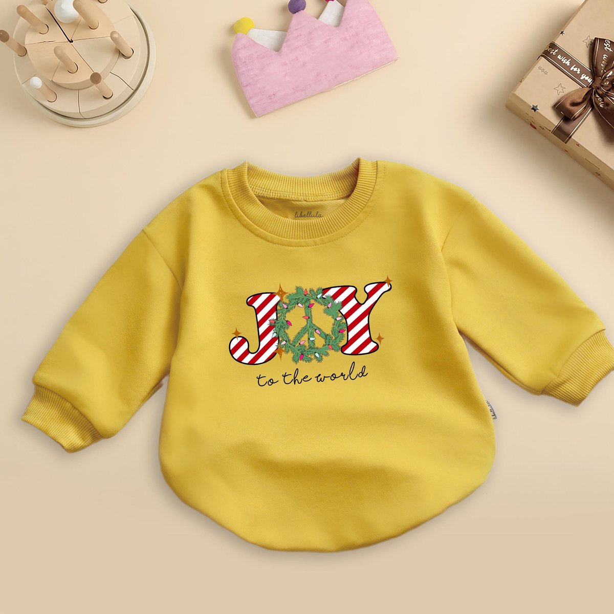 Joy To The World Romper My First Holiday Romper Joy To Christmas Baby Bodysuit Newborn Winter Outfit 437