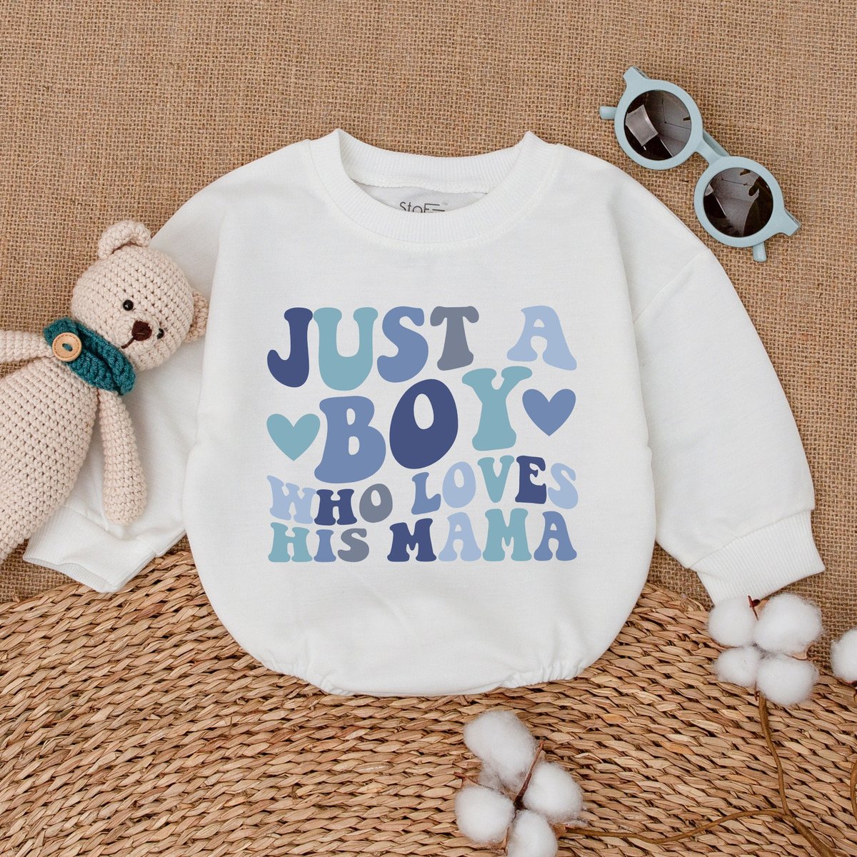 Just A Boy Who Loves His Mama Baby Romper Mama's Bestie Bodysuit Baby Boy Clothes Best Mom Ever Bab 171