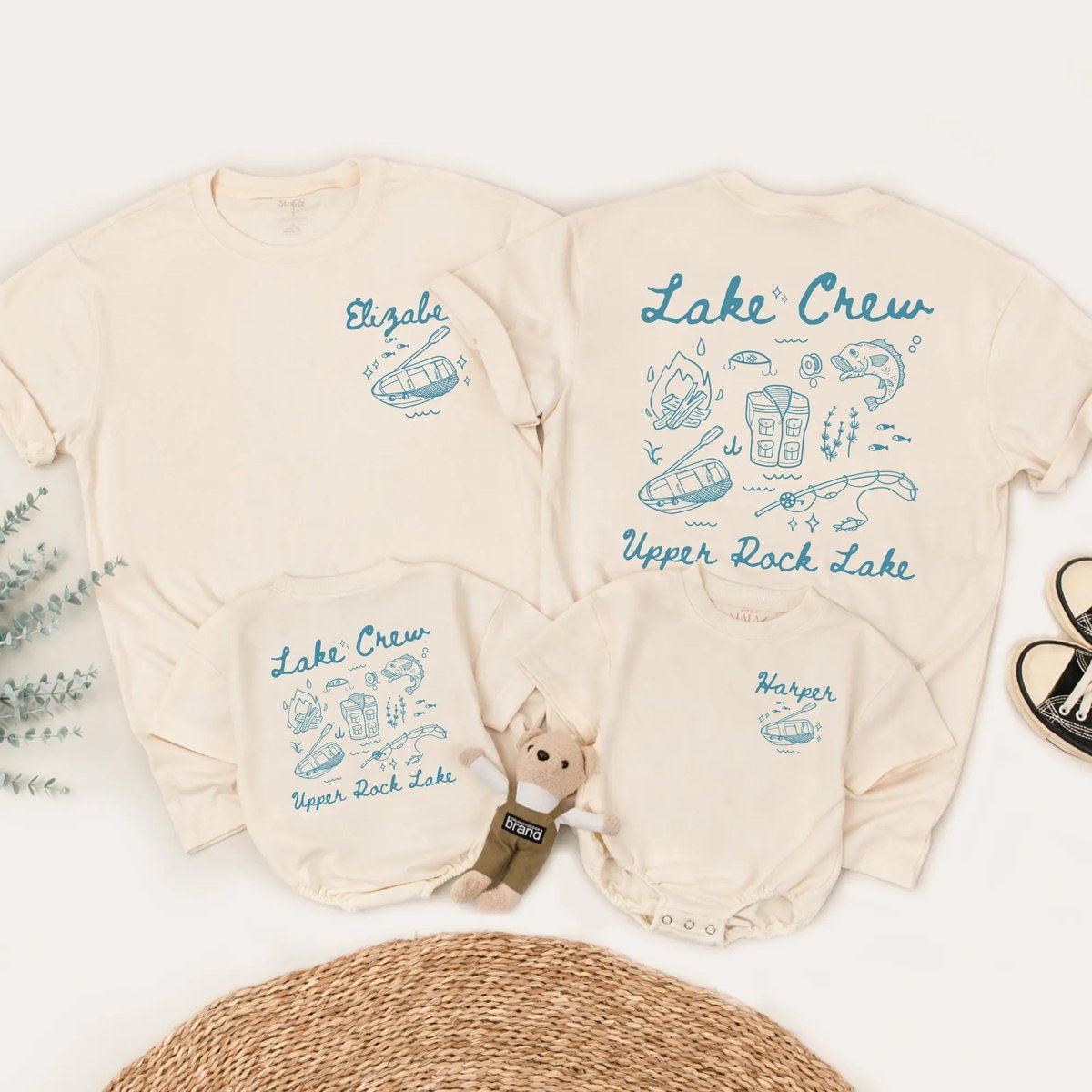 Lake Crew Family Camping Shirt Summer Lake Trip Outfit Camping Adventure Tee Custom Vacation Group C 435