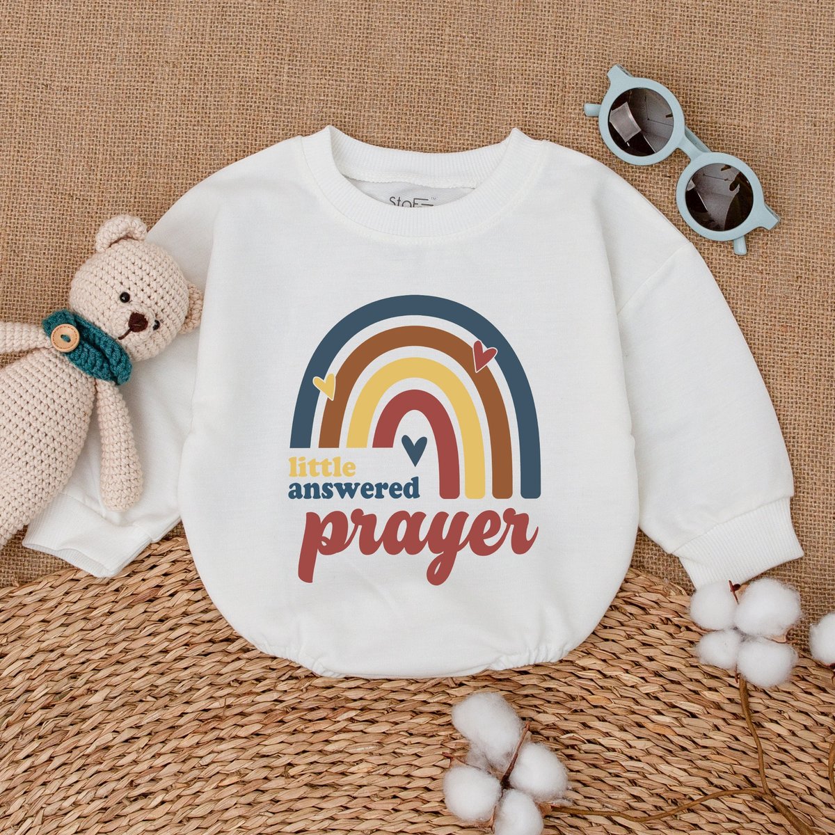 Little Answered Prayer Romper Religious Baby Bodysuit New Baby Bodysuit Newborn Baby Clothes Pregnan 173
