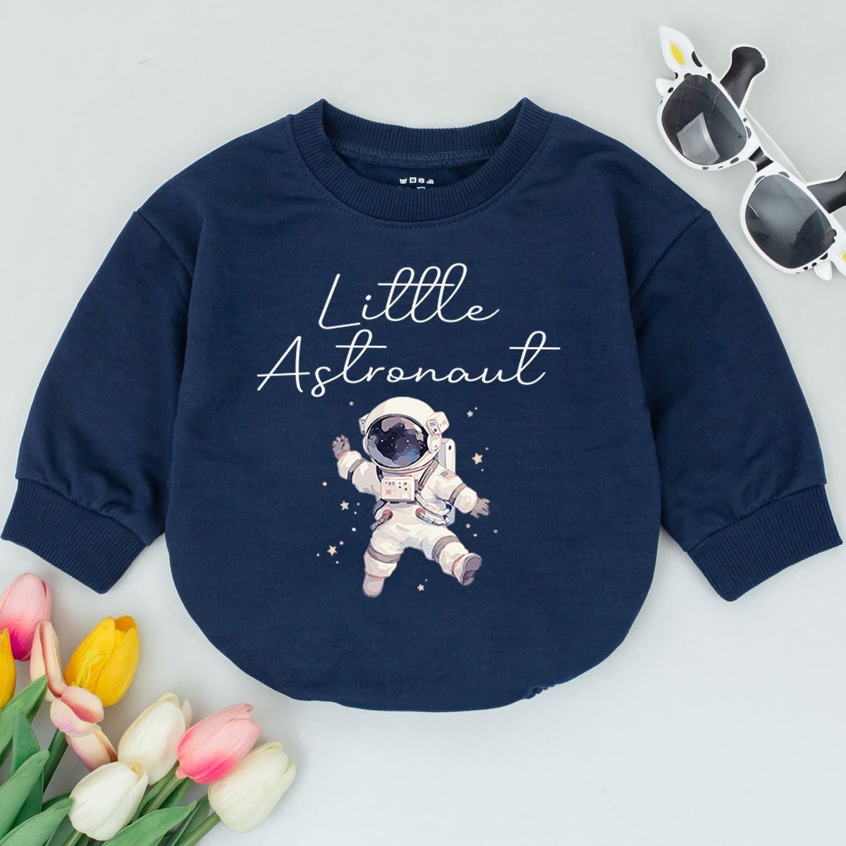 Little Astronaut Baby Romper Funny Baby Clothes Baby Shower Pregnancy Reveal Space Baby Outfit Astro 179