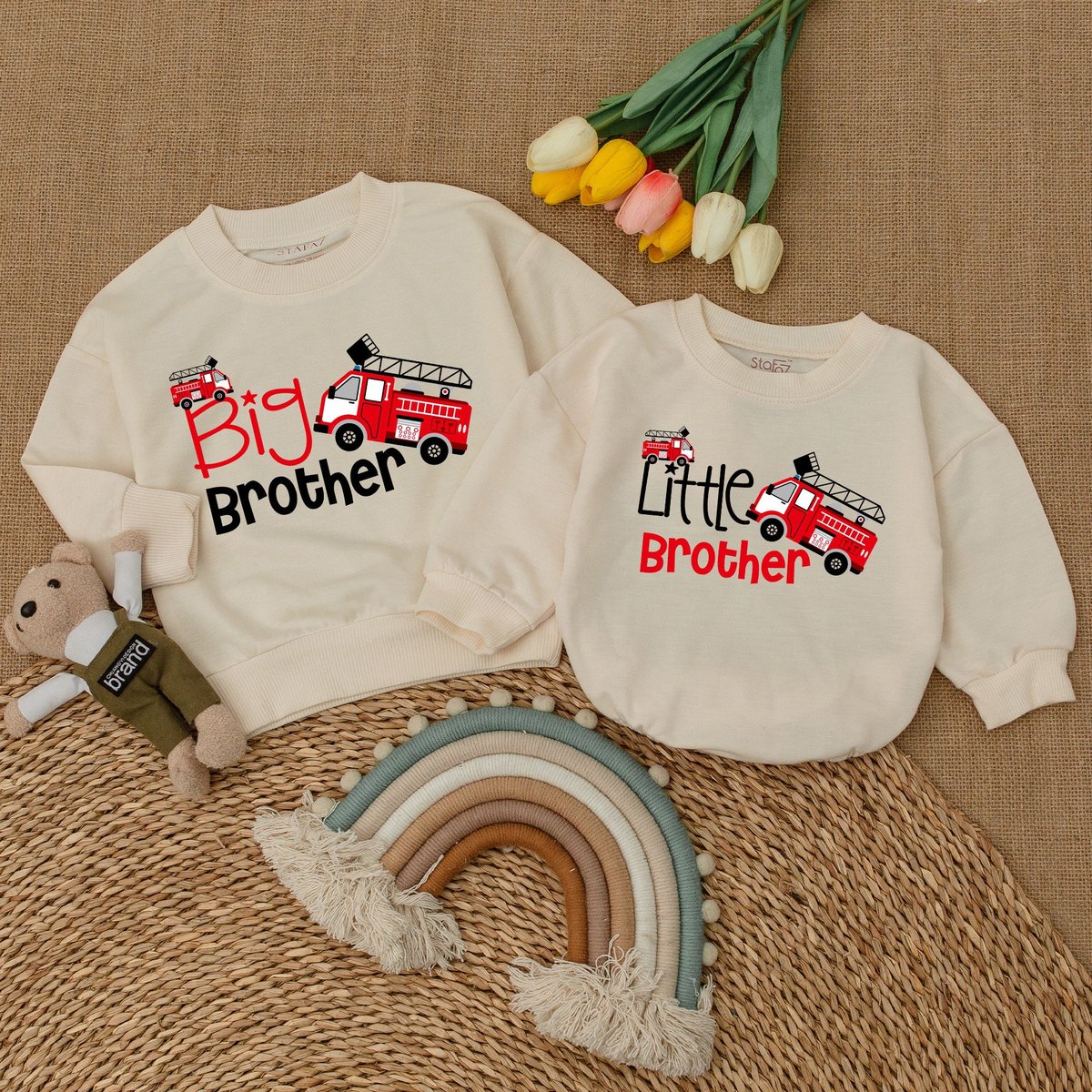 Little Brother Romper Big Brother Bodysuit Big Brother Sweatshirt Matching Sibling Shirt Matching Fa 173