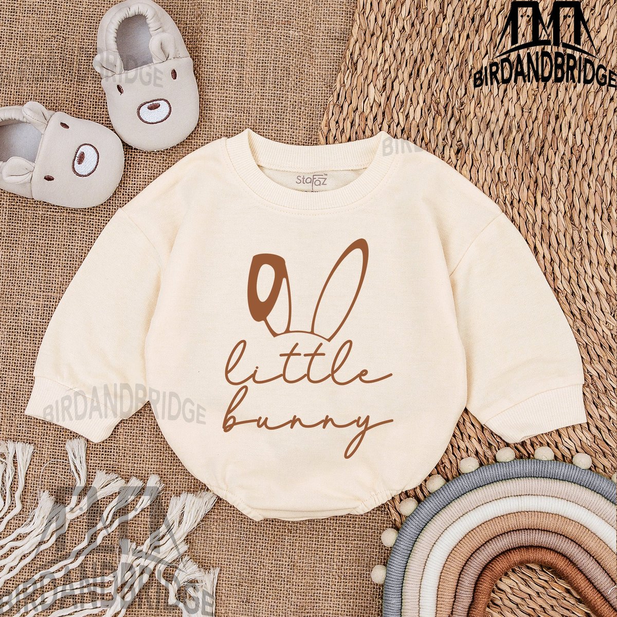 Little Bunny Baby Boy Clothes  Easter Day Baby Outfit Sweatshirt Bubble Romper Baby Clothes Baby 164
