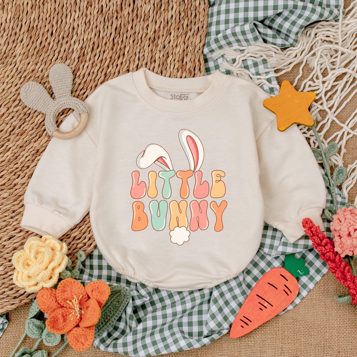 Little Bunny Easter Baby Romper Easter Baby Girl Bodysuit Easter Day Baby Gift My First Easter Outfi 186