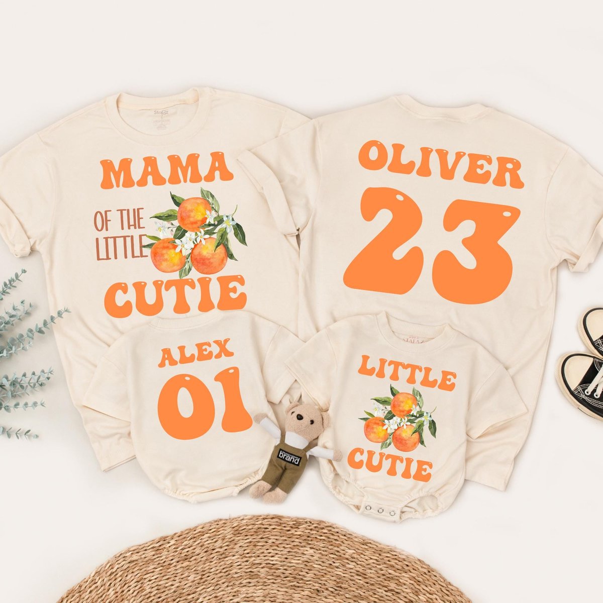 Little Cutie Family T Shirts Baby Romper Cutie Orange Baby Shower Fruit Baby Romper Cutie Outfit Ora 183
