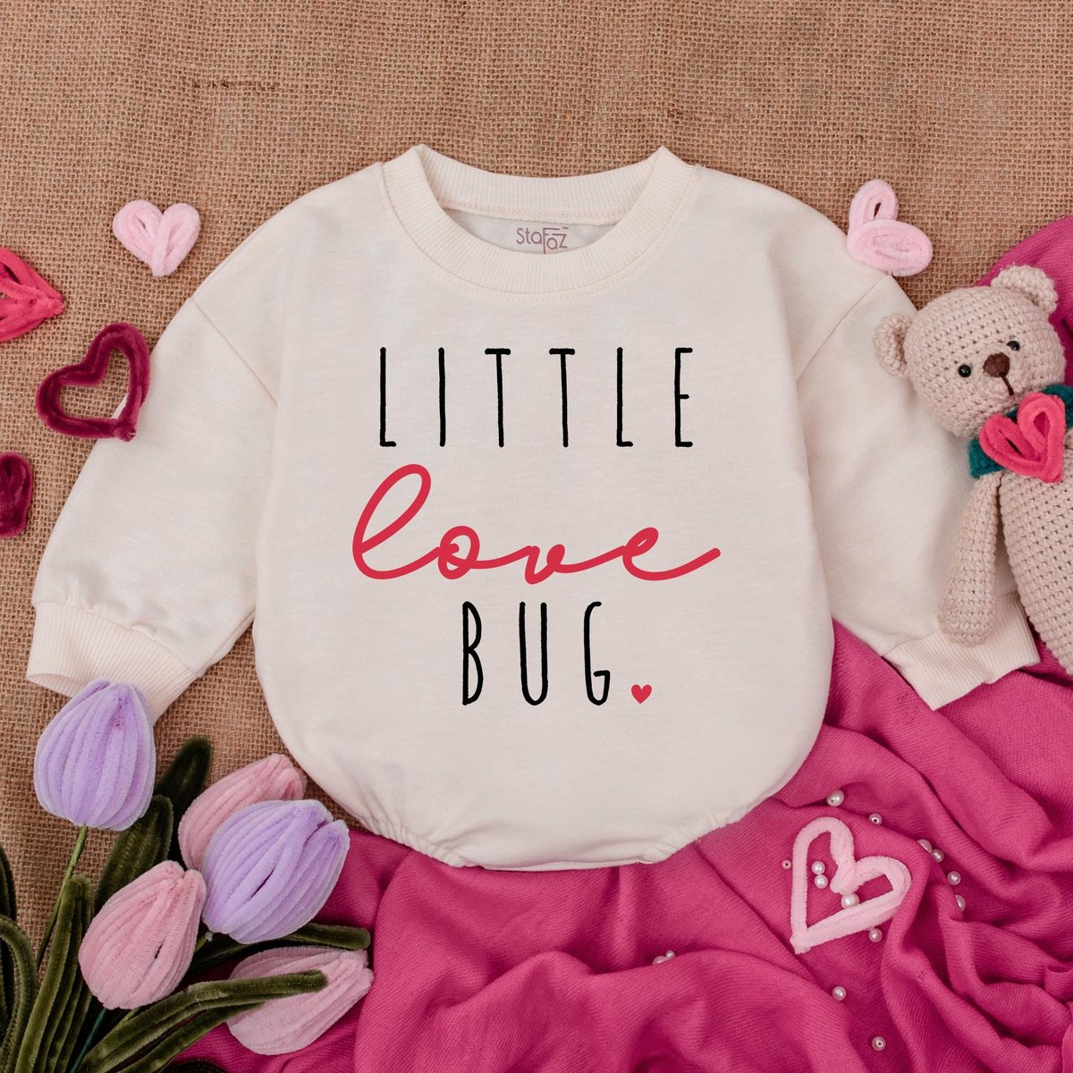 Love Bug Bodysuit Baby Announcement Bodysuit Bubble RomperBaby Clothes Valentine Baby bodysuit Newbo 164