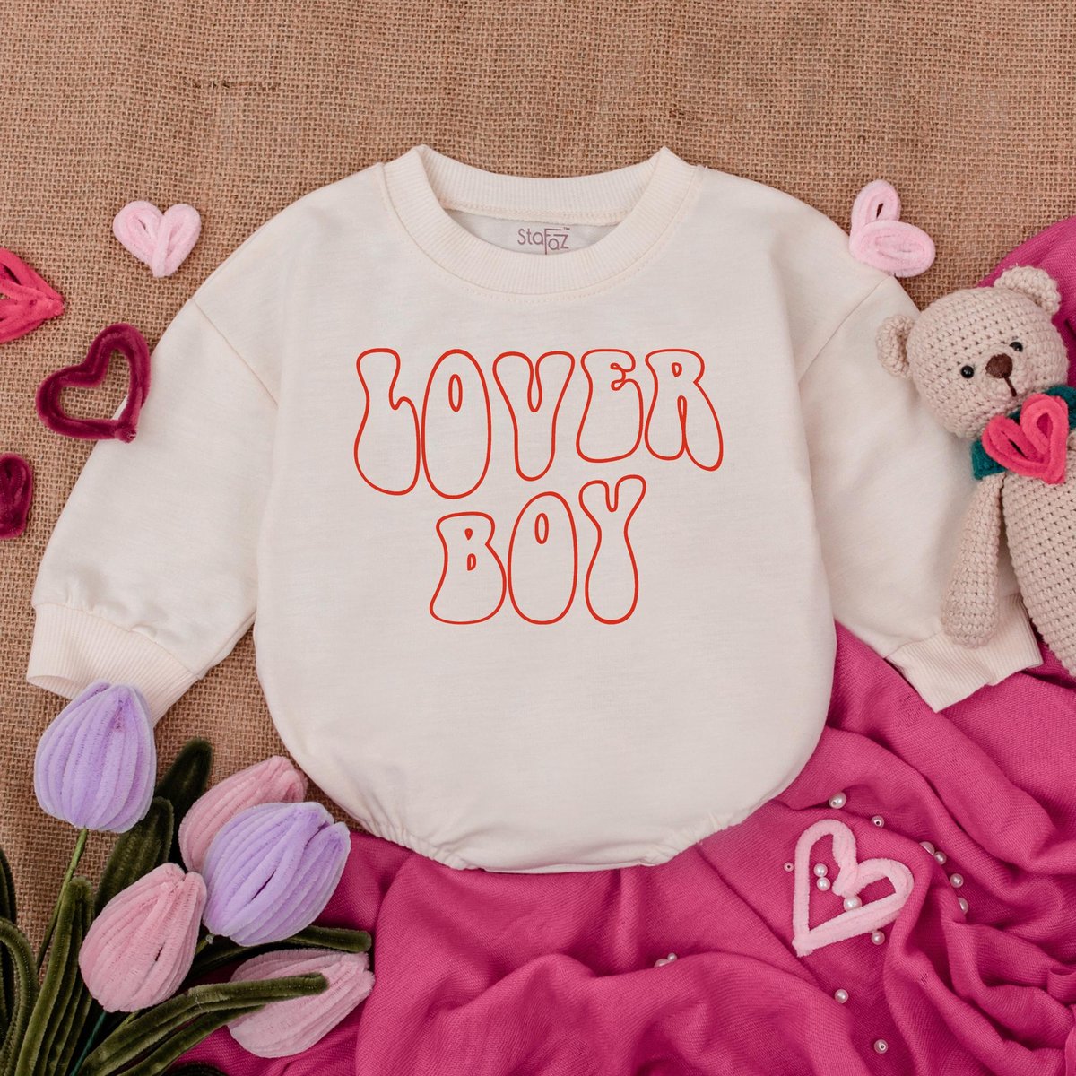 Lover Boy Baby Bodysuit Baby Announcement Bodysuit Bubble RomperBaby Clothes Valentine Baby bodysuit