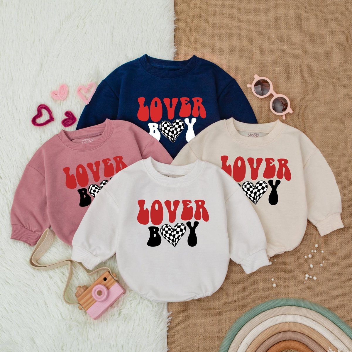 Lover Boy Valentine Baby Bubble Romper First Valentines Baby Outfit Valentines Day Shirt Baby Bodysu 183