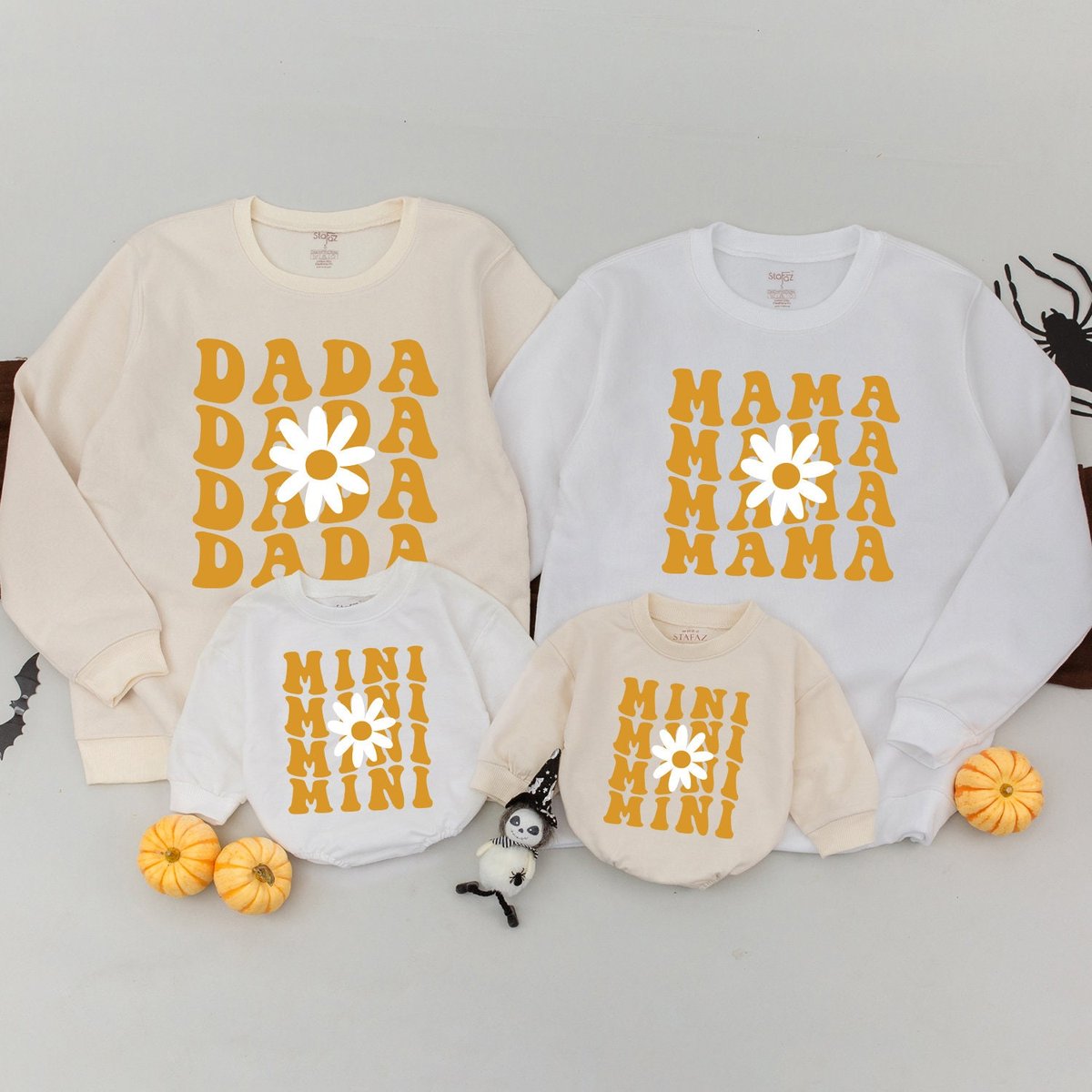 Mama And Mini Daisy Sweatshirt Retro Mama and Girl Mommy and Daughter Matching Set New Mom Shirt Mom 173