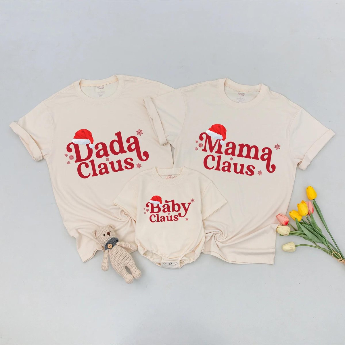 Mama Claus Christmas Outfit Matching Family Outfits Mommy and Me Sweaters Matching Christmas Shirts 436