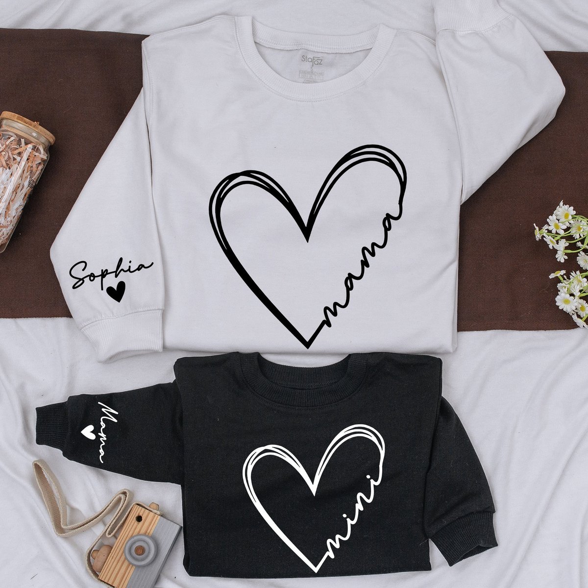 Mama Mini Swearshirt Mama Crewneck Sweater Mini Sweatshirt Matching Mother Daughter Crewneck Mommy a 160