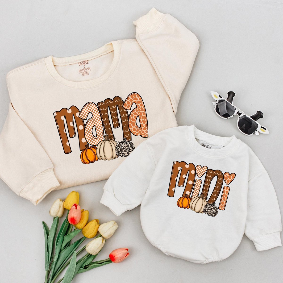 Mama Pumpkin And Mini Pumpkin Shirt Thanksgiving Mommy And Me Shirt Mom And Baby Shirt Matching Momm 434