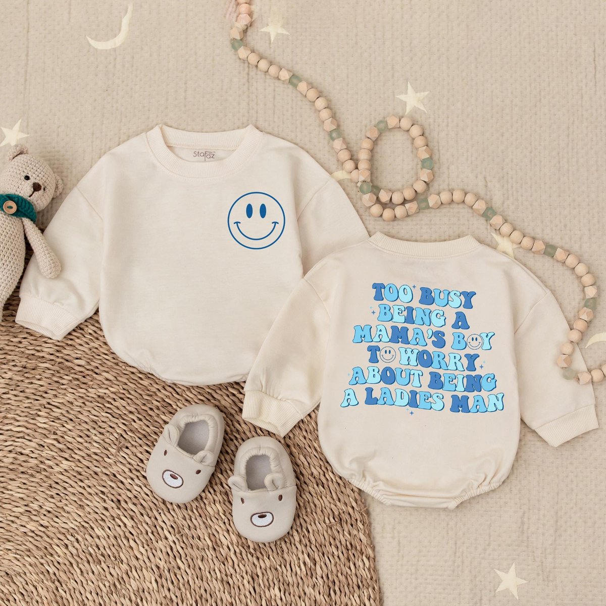 Mama's Boy Baby Romper Too Busy Being A Mama's Boy Baby Shower Gift Gift For Son Mom Boy Shirt Pre