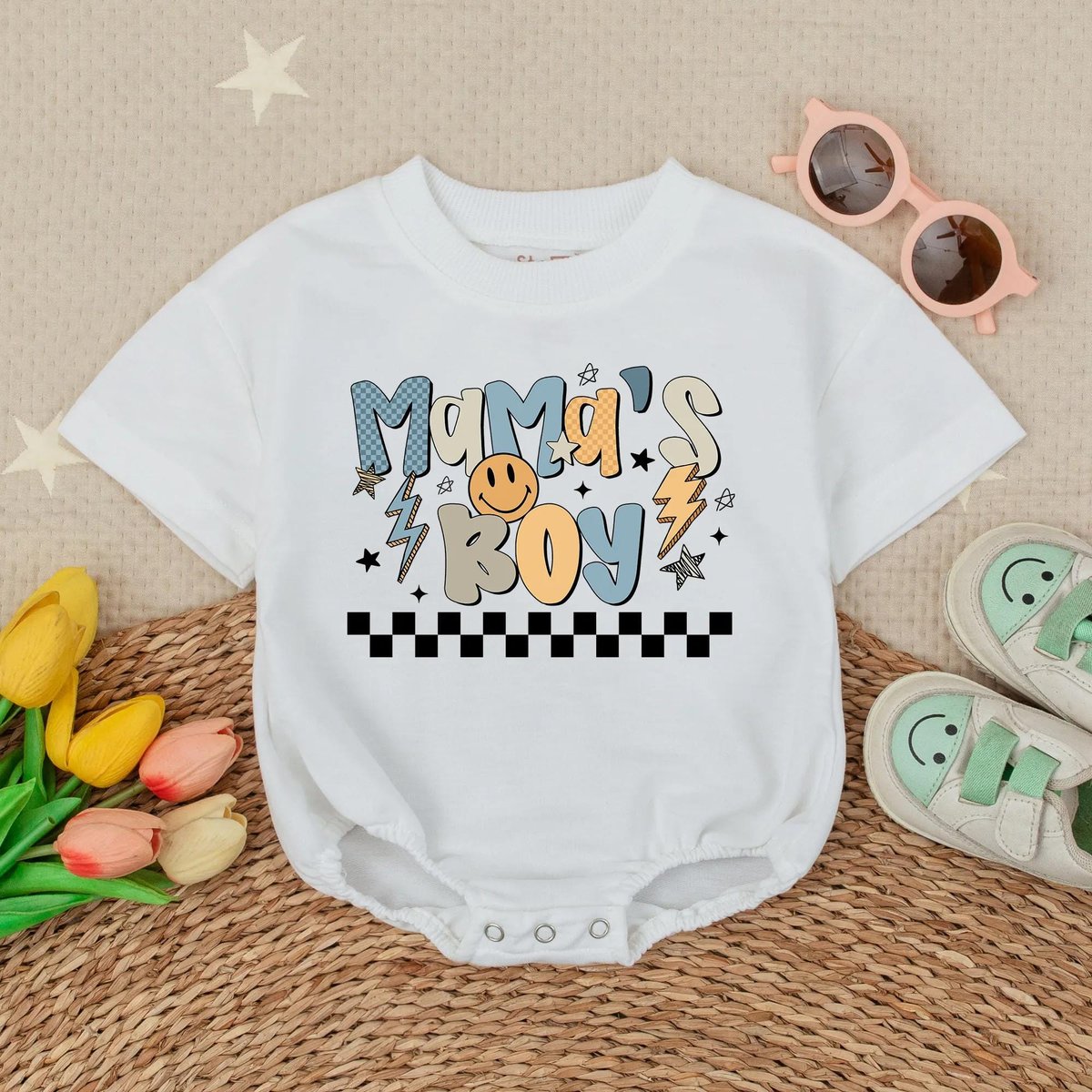 Mama's Boy Baby T Shirt Bubble Romper Baby Boy Outfit Baby Shower Gift Baby Boy Clothes Baby Shower