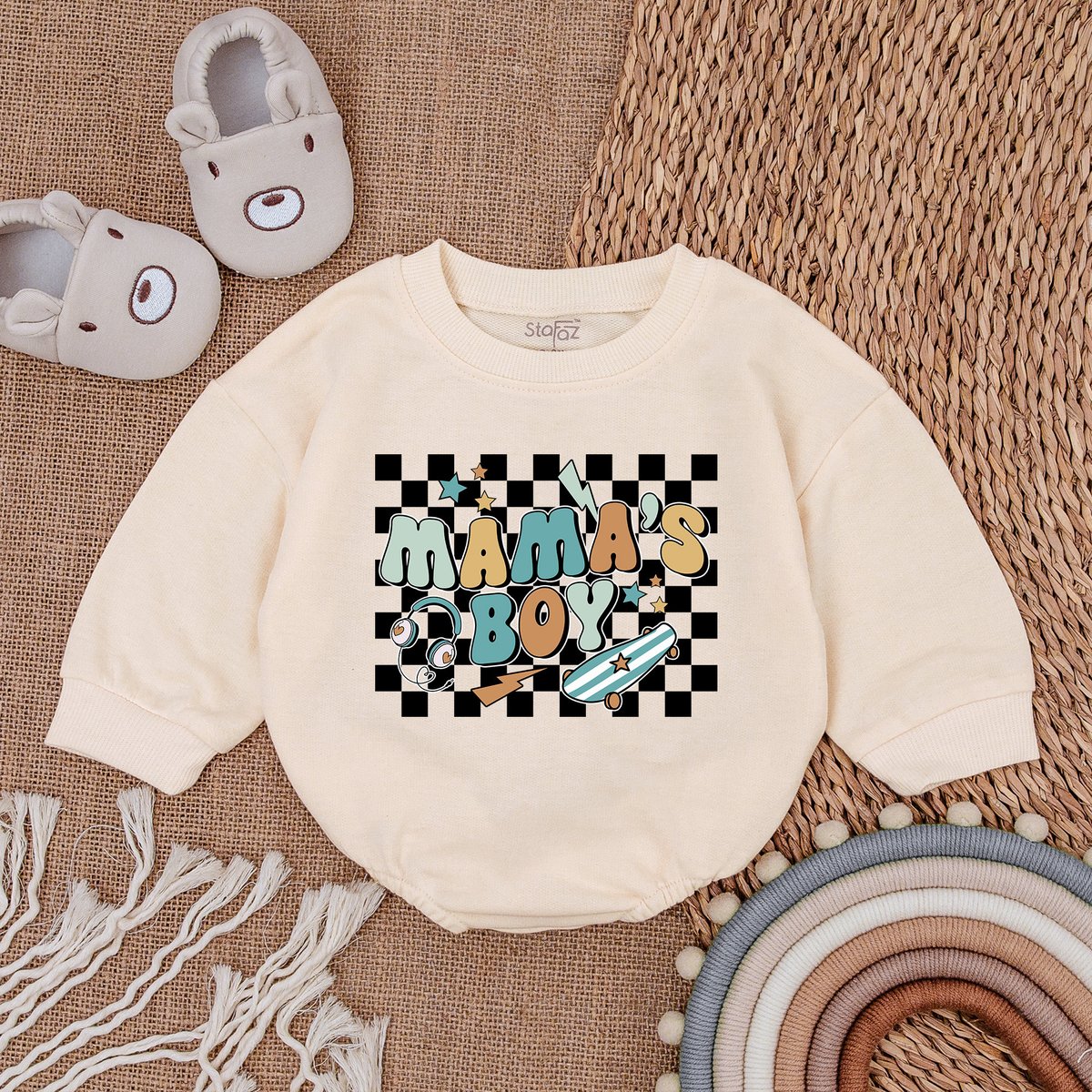 Mama's Boy Era Romper Mama's Boy Bodysuit Mama's Boy Shirt Romper for Baby Boy Baby Boy Outfit Gi