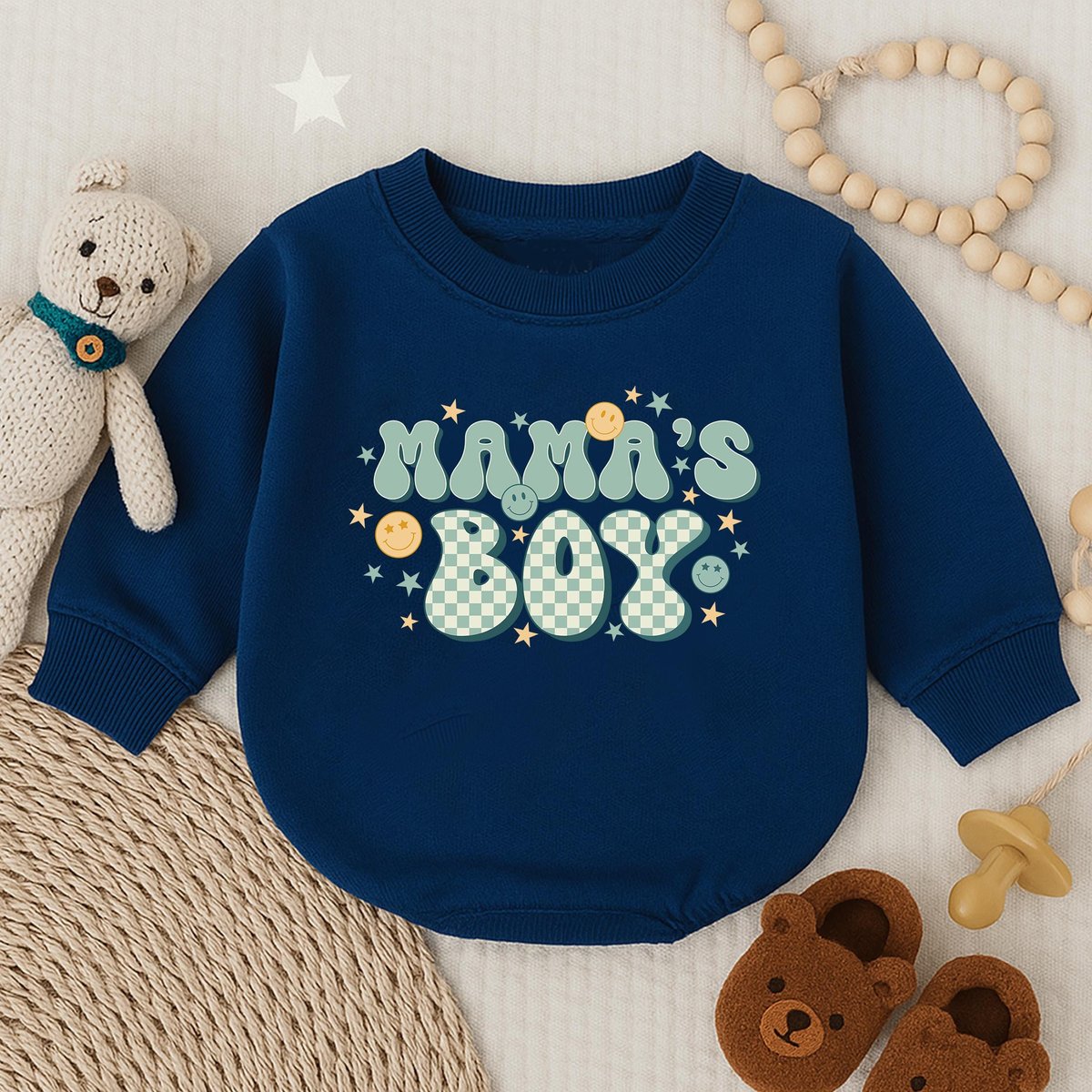 Mama's Boy Romper Mama's Boy Bodysuit Mama's Boy Shirt Romper for Baby Boy Baby Boy Outfit Gift F