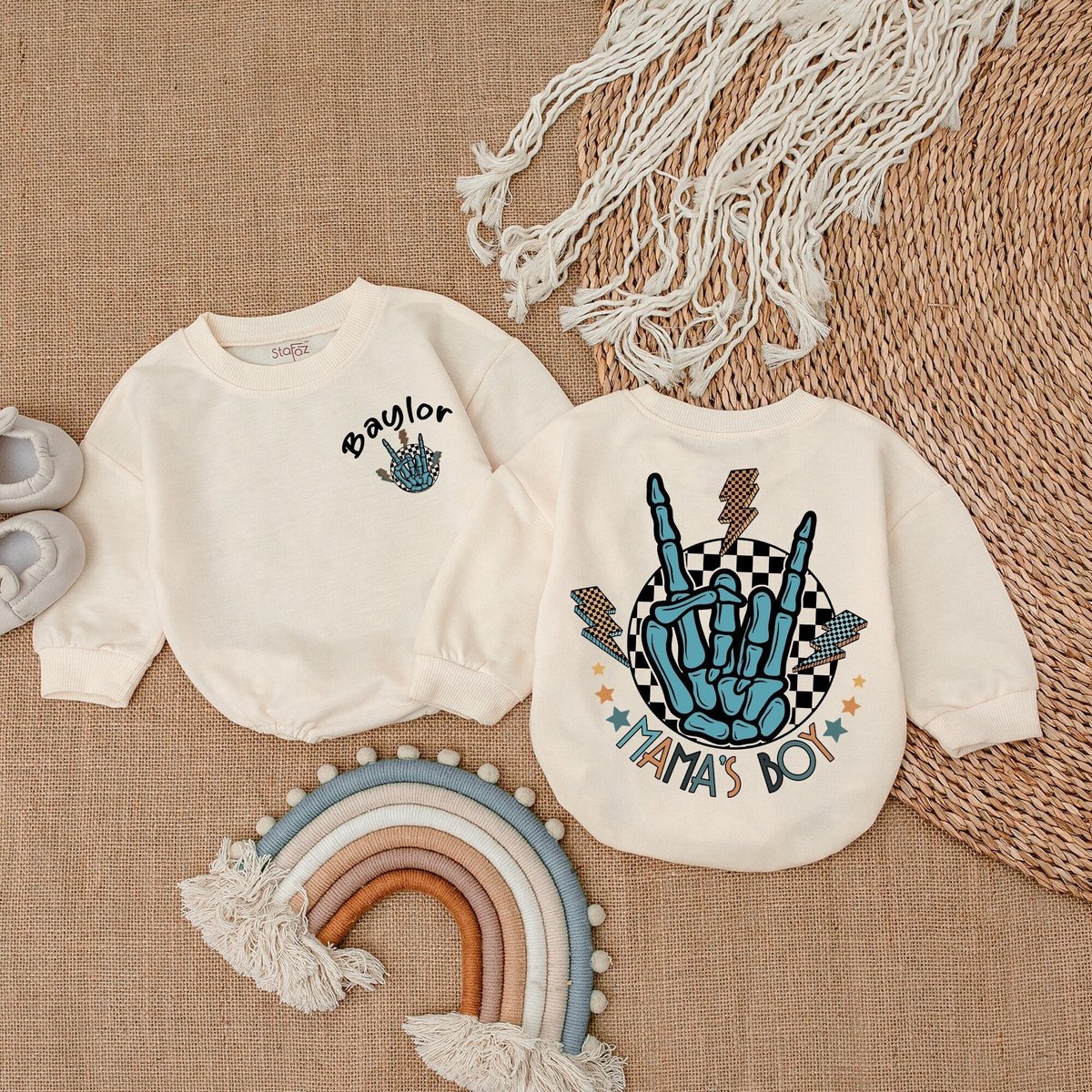 Mama's Boy Romper Mama's Boy BodysuitMama's Boy Shirt Romper for Baby Boy Baby Boy Outfit Gift Fo