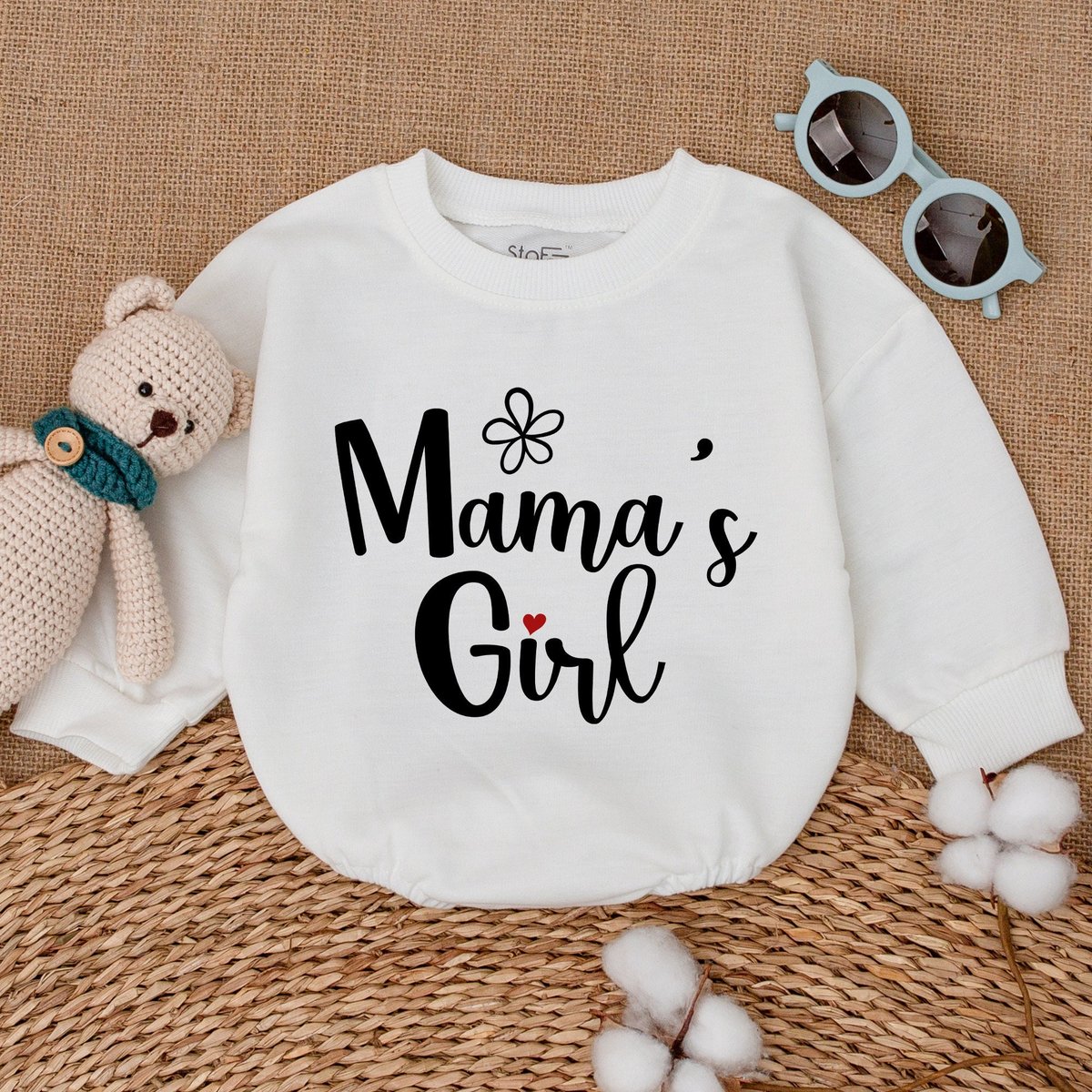 Mama's Girl Romper Mama's Bestie Bodysuit Mommy Me Bodysuit Mother's Day Best Friend Outfits Newb 170