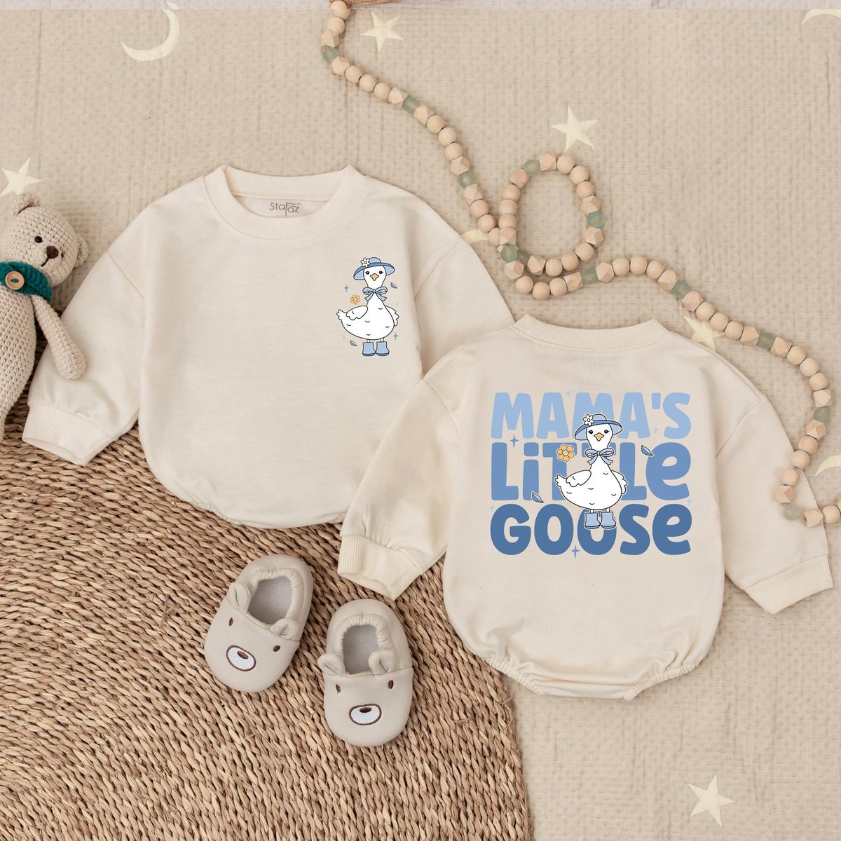 Mama's Little Goose Bubble RomperMothers Day Gifts Mother's Day Mama's Bestie Mother's day Mommy