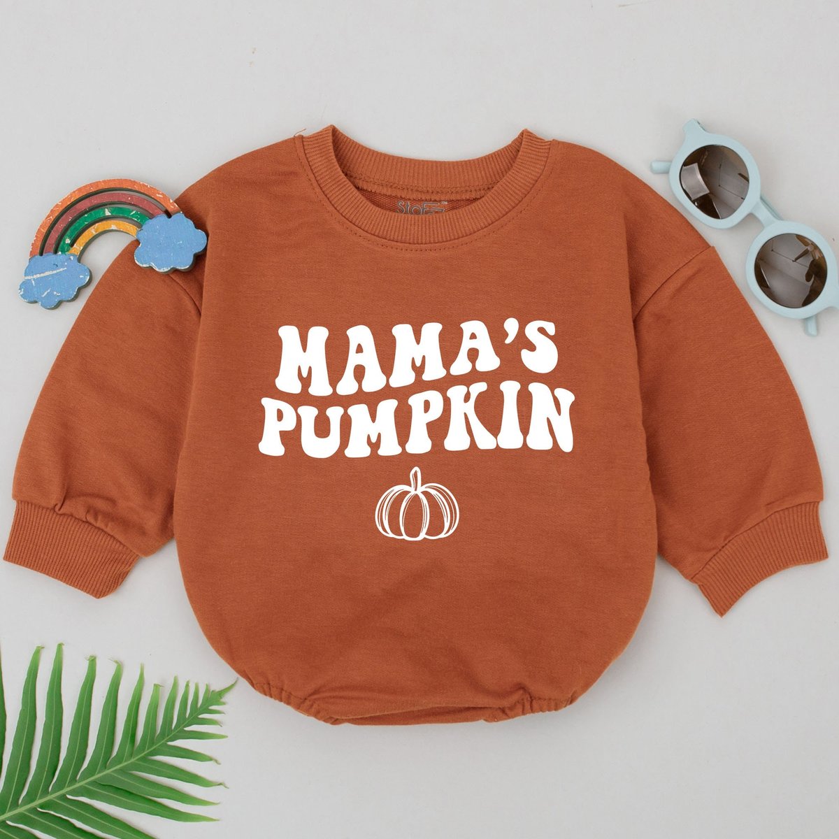 Mama's Pumpkin Romper First Halloween Outfits Kid Fall Outfits Baby Shower Gift Pumpkin Spice Newbo