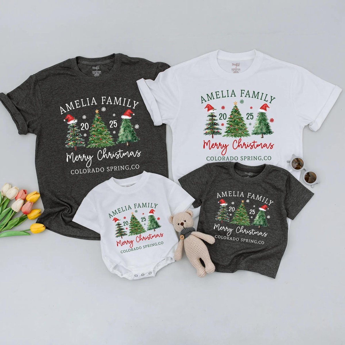 Matching Family Christmas Shirt Family Christmas Shirt Custom Name Christmas Outfit Matching Xmas Te 437