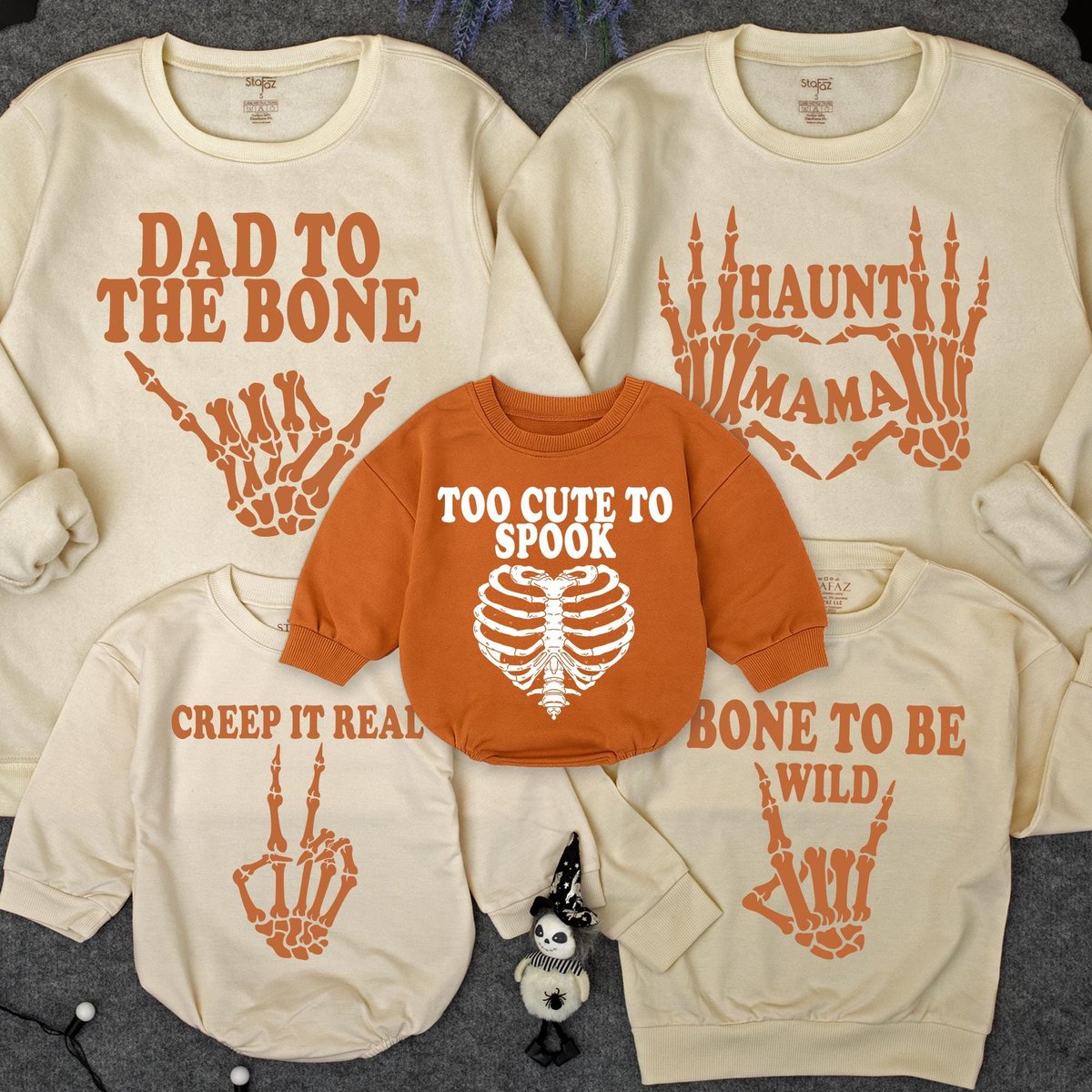 Matching Family Halloween Sweatshirts Family Group Halloween kid SweatShirt Matching Halloween outfi 434