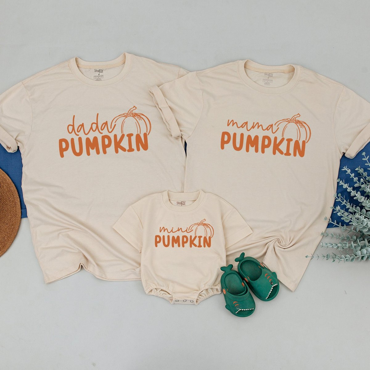 Matching Family Pumpkin Shirts Fall Mommy and Me Outfit Little Pumpkin Shirt Family Thanksgiving Shi 173