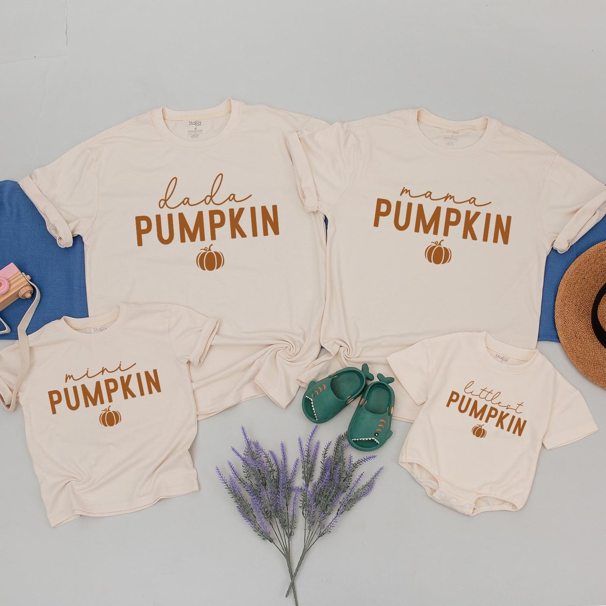 Matching Family Pumpkin Shirts Fall Mommy and Me Outfit Little Pumpkin Shirt Family Thanksgiving Shi 178