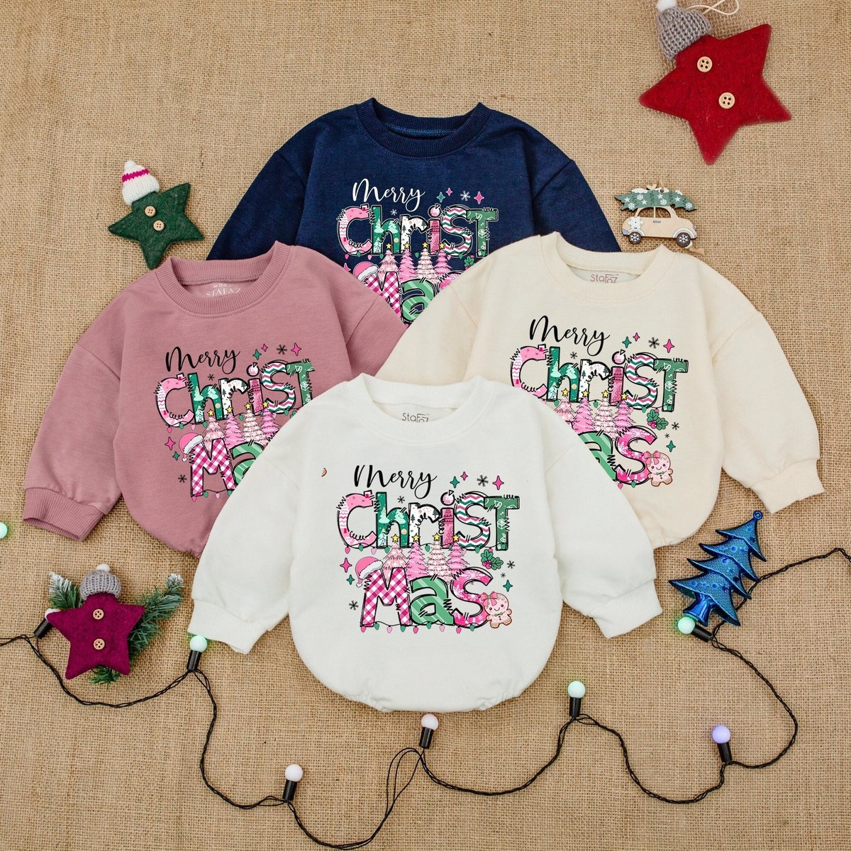 Merry Christmas Bodysuit Santa Bubble Romper Baby Christmas Clothes Christmas Baby Outfit Baby Bodys 178