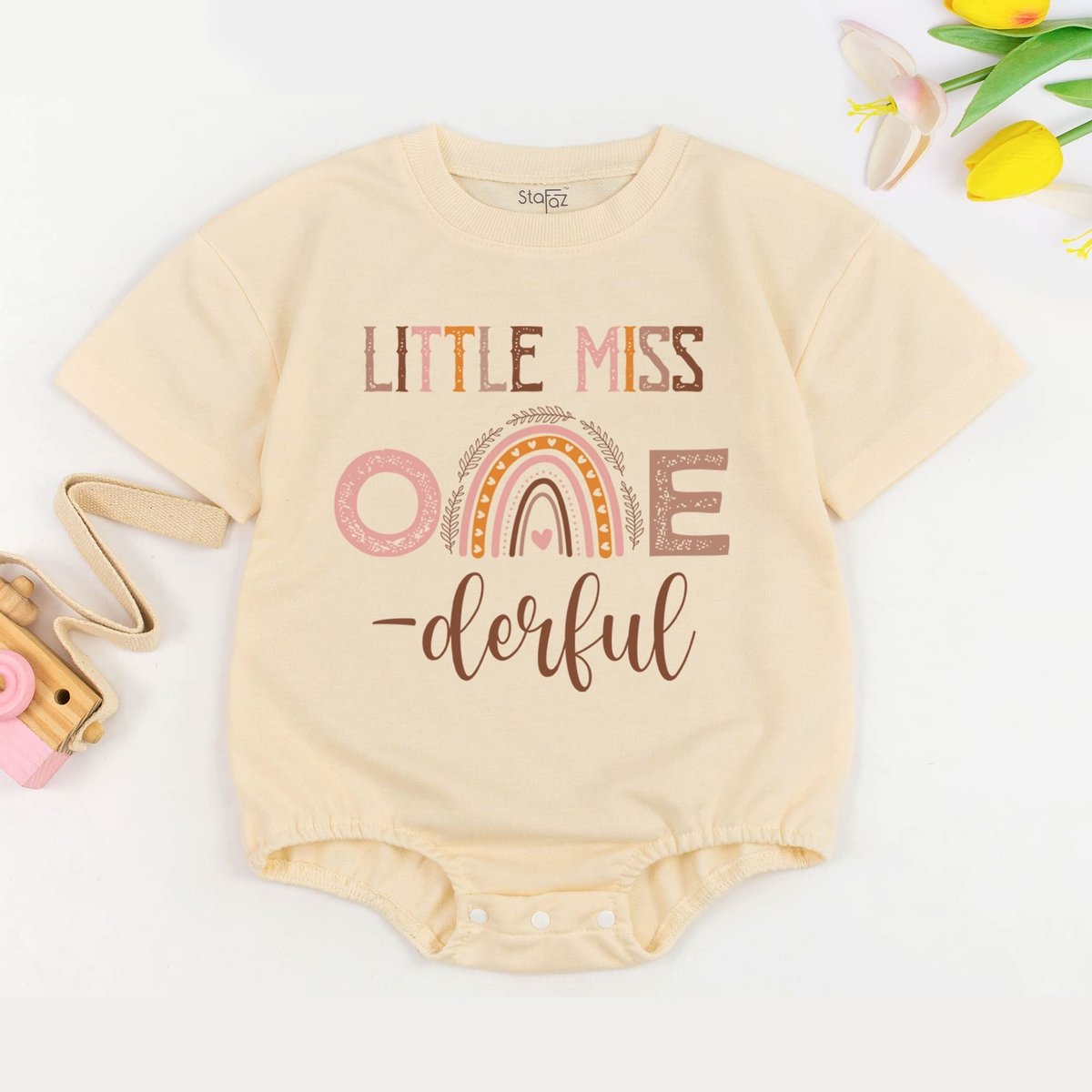 Miss Onederful First Birthday Outfit Girl 1st Birthday Outfit Boho Birthday Cake Smash Outfit Niece 168