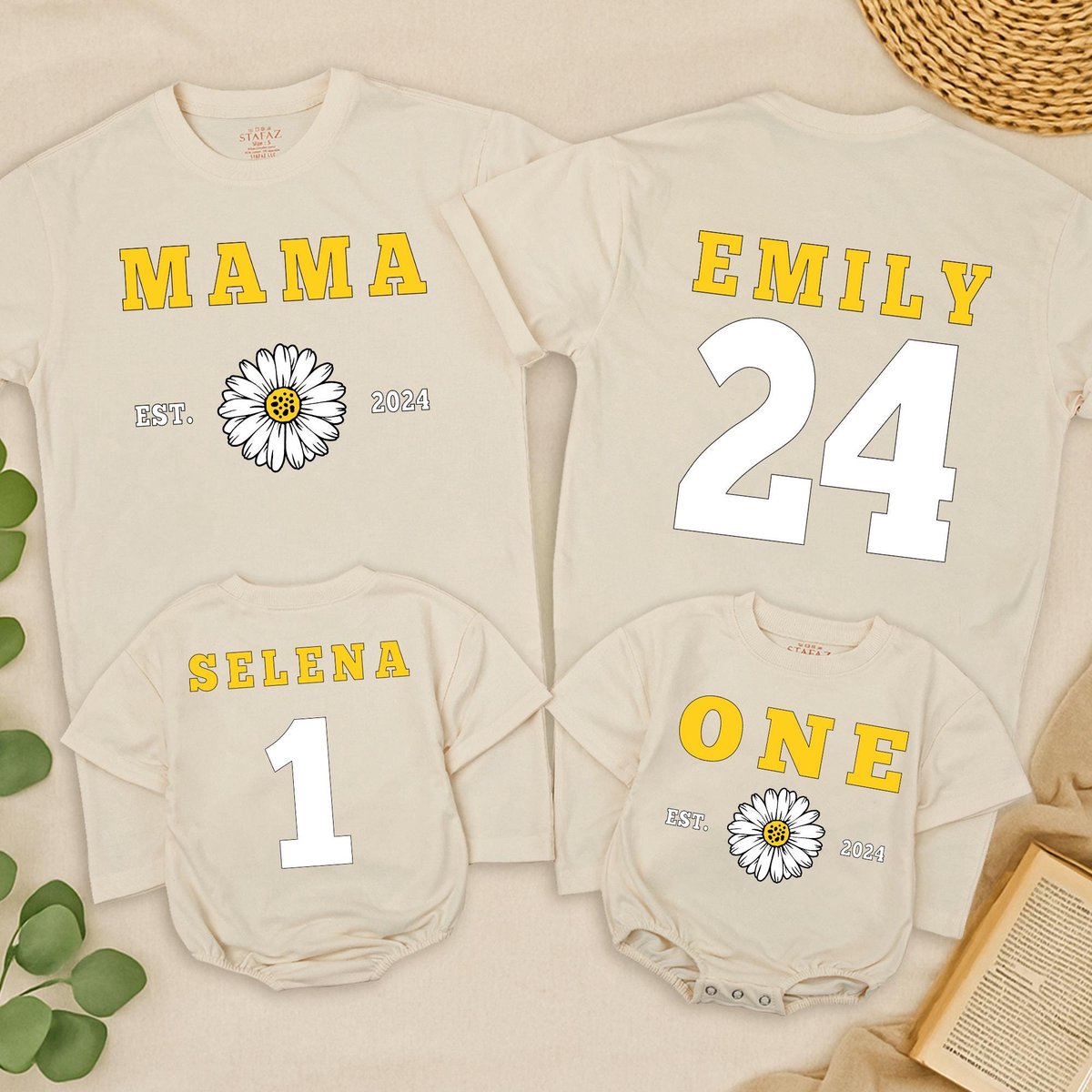 Mommy And Me Shirts Mama Mini Shirt Cute Mom baby Shirt Daisy Mom Shirt Mama Shirt Matching Shirt Fl 434