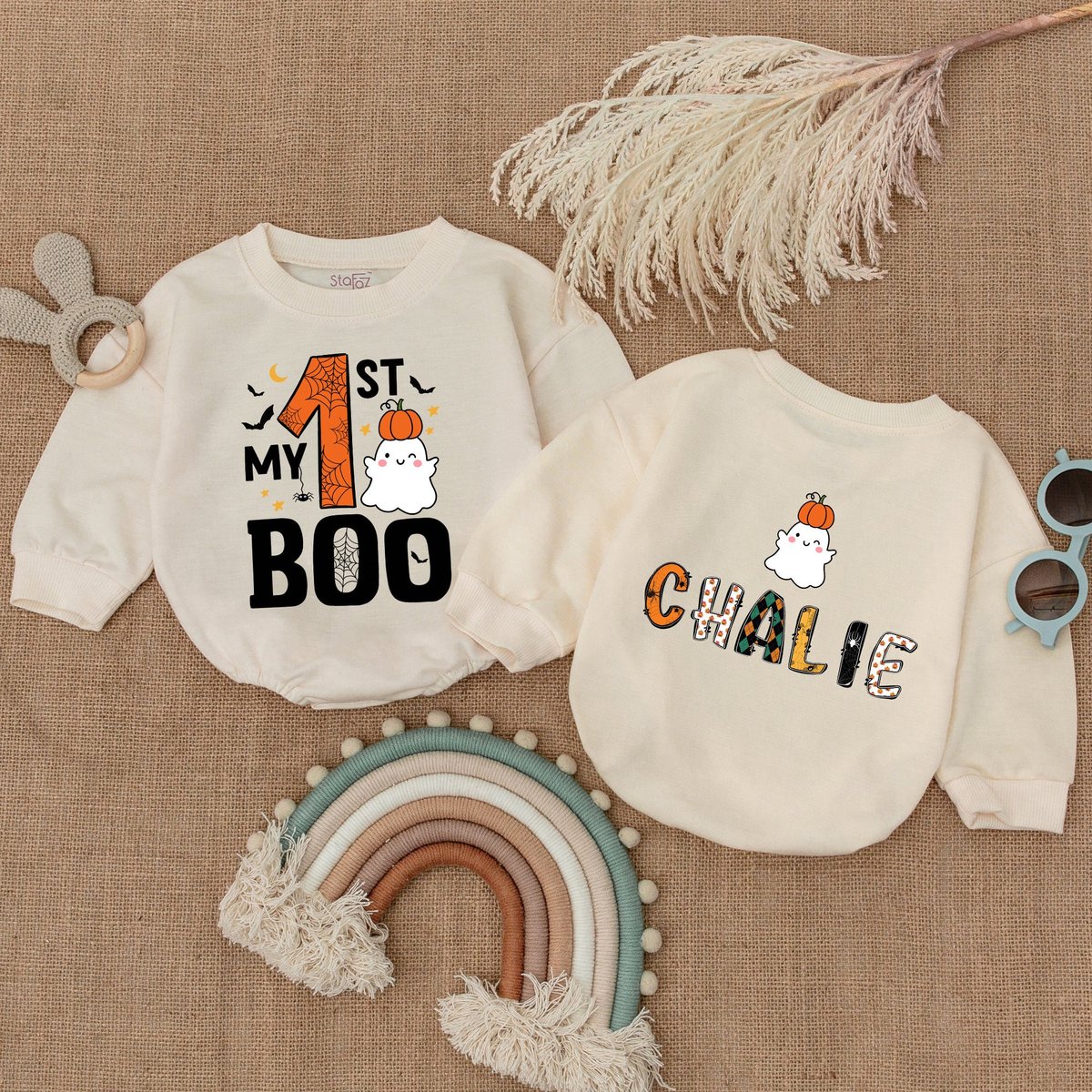 My 1st Boo Bodysuit My First Halloween Outfit Bubble Romper Halloween For Boy Boy Clothes Baby Showe 174
