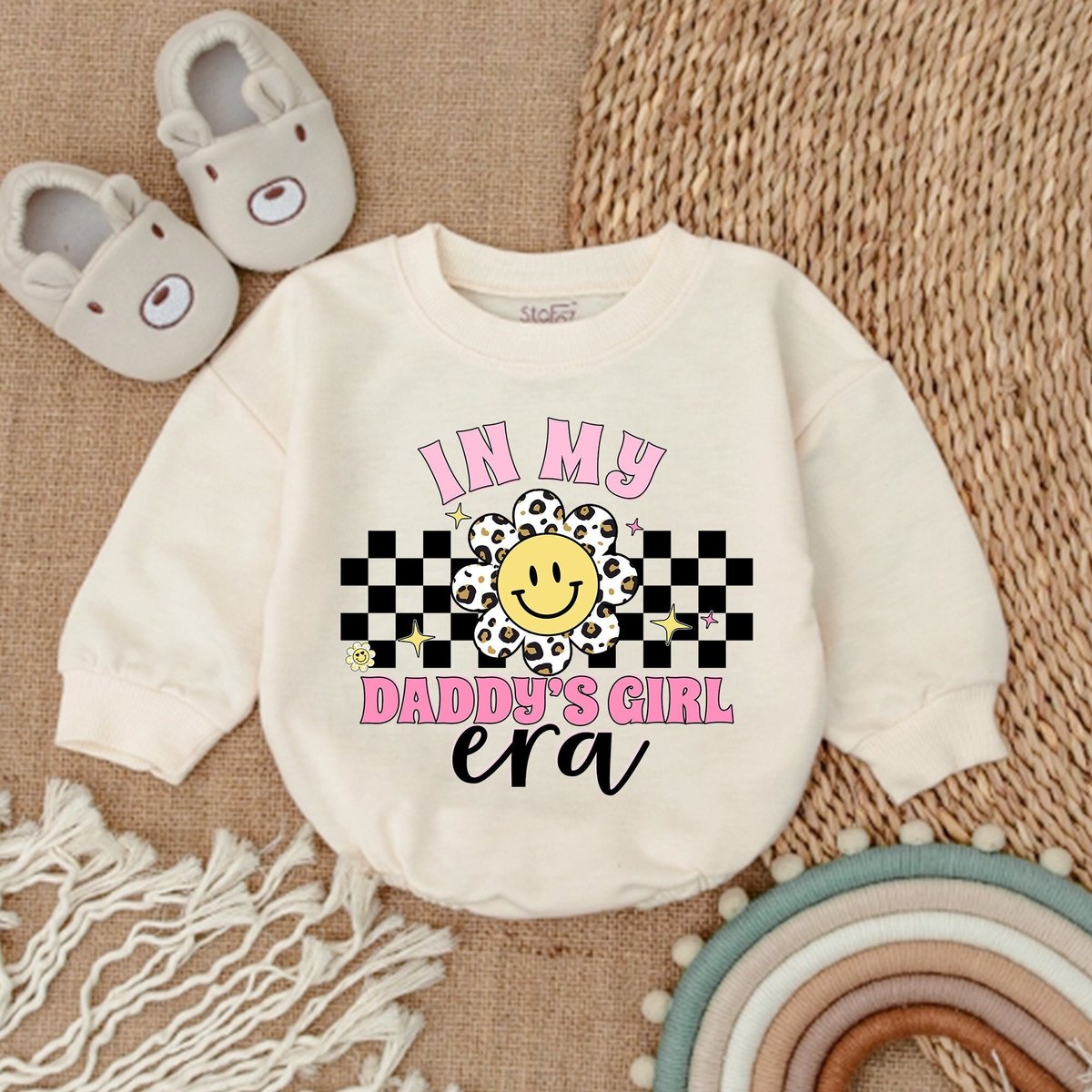 My Daddy's Girl Era Romper Daddy Me Bodysuit Daddy's Girl Shirt Romper for Baby Girl Baby Girl Out