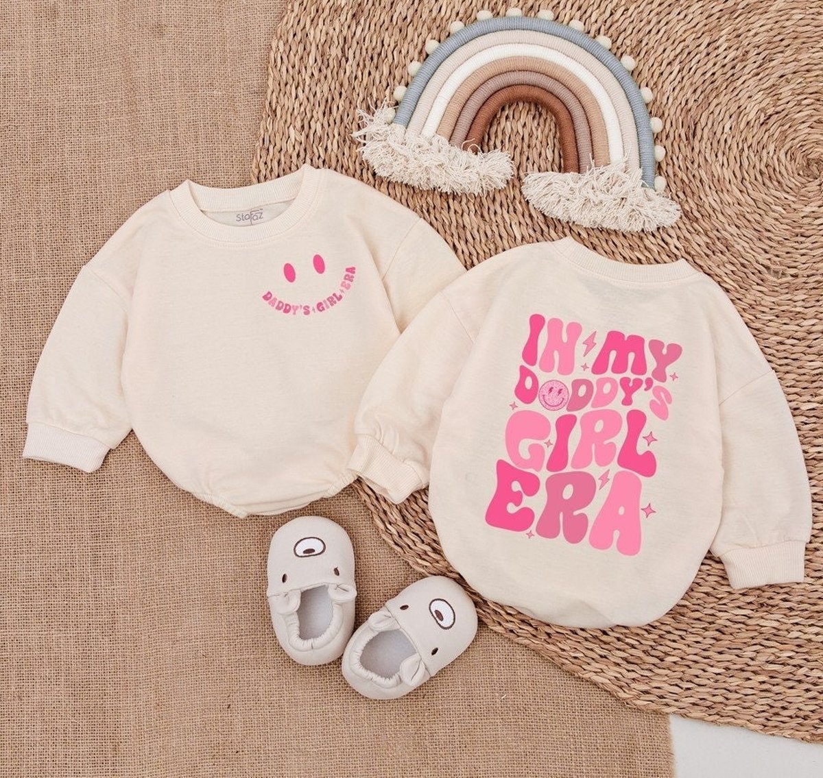 My Daddy's Girl Era Romper Daddy Me Bodysuit Daddy's Girl Shirt Romper for Baby Girl Baby Girl Out 169