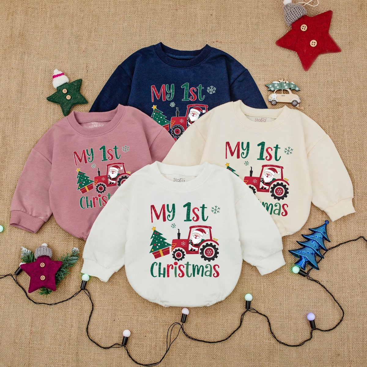 My First Christmas Bodysuit Newborn Christmas Bubble Romper Baby Christmas Clothes Christmas Baby Ou 178