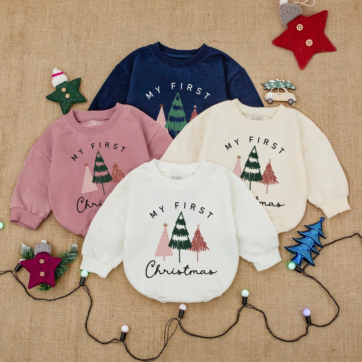 My First Christmas Bodysuit Santa Christmas Bubble Romper Baby Christmas Clothes Christmas Baby Outf 179