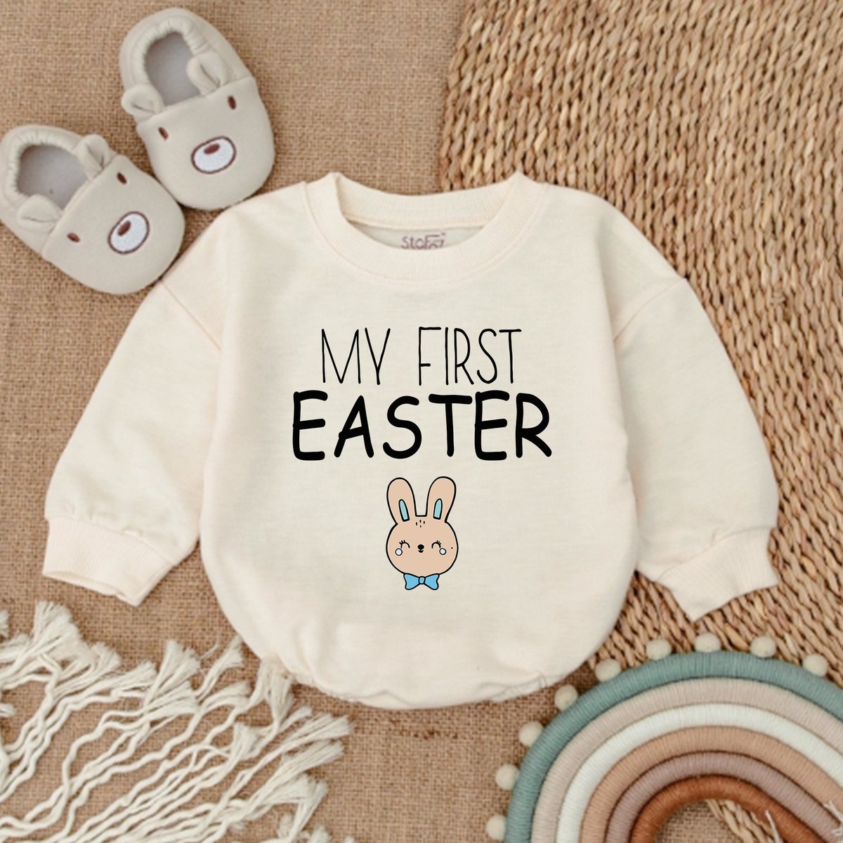 My First Easter Baby Boy Clothes  Easter Day Baby Outfit Bubble Romper Baby Clothes Baby Romper