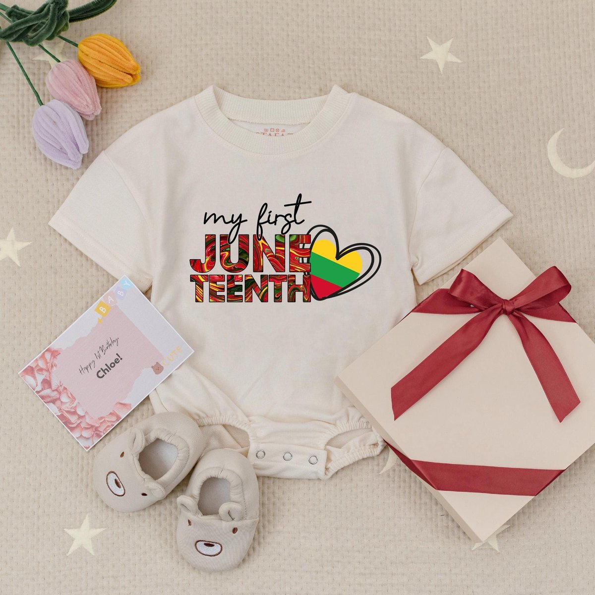 My First Juneteenth Baby Romper Independence Day Baby Bodysuit Juneteenth Baby Bodysuit Black Histor