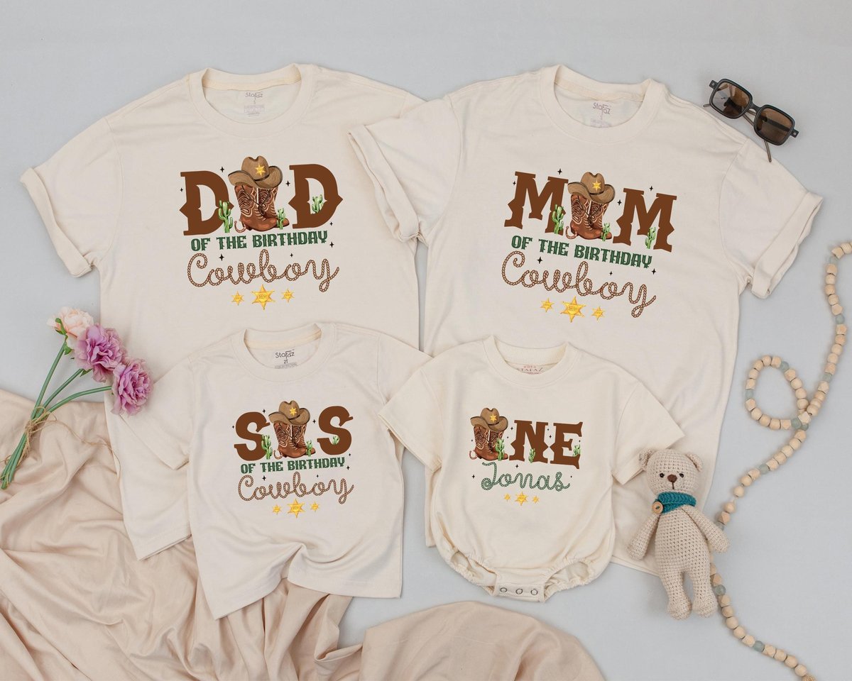 My First Rodeo Family Shirt 1st Rodeo Western Farm Theme Birthday Party T shirt Western Baby Clothes 187