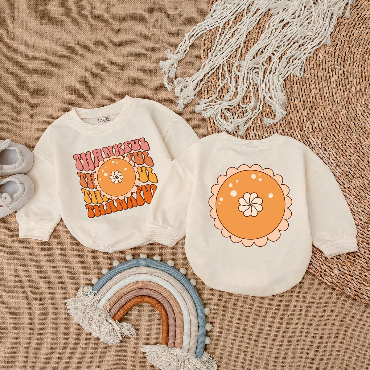 My First Thanksgiving Baby Clothes Thankful Bubble Romper Baby Fall Clothes Fall Baby Romper Thanksg