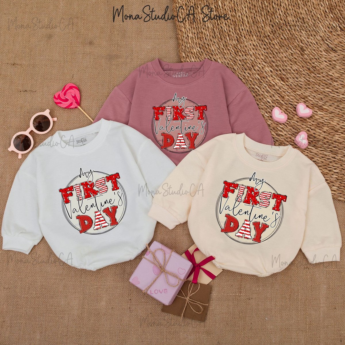 My First Valentine Baby Romper Valentines day baby Outfit Valentines day baby girl outfit Valentines