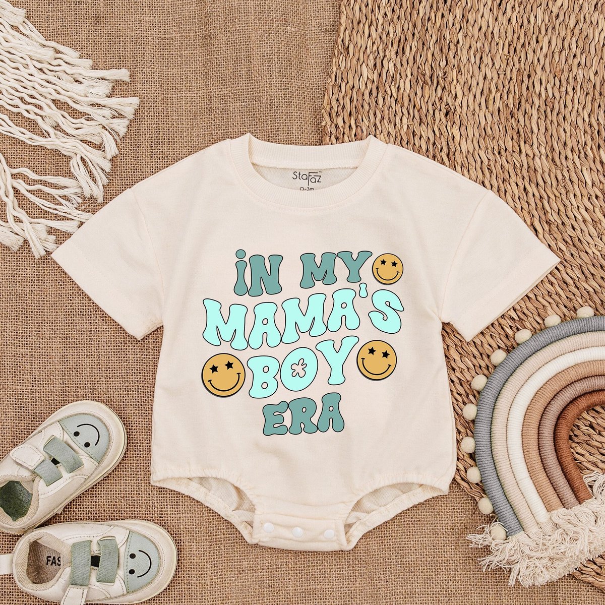 My Mama's Boy Era Romper Mama's Man Bodysuit Mama's Boy Shirt Romper for Baby Boy Baby Boy Outfit